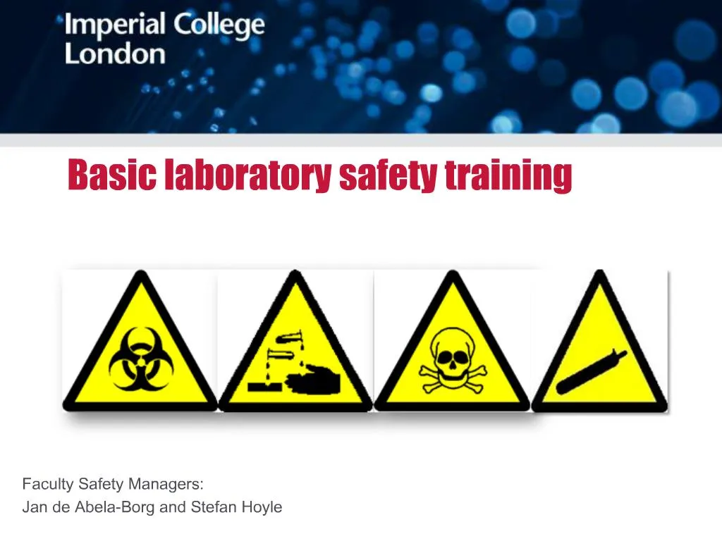 PPT Basic laboratory safety training PowerPoint Presentation, free