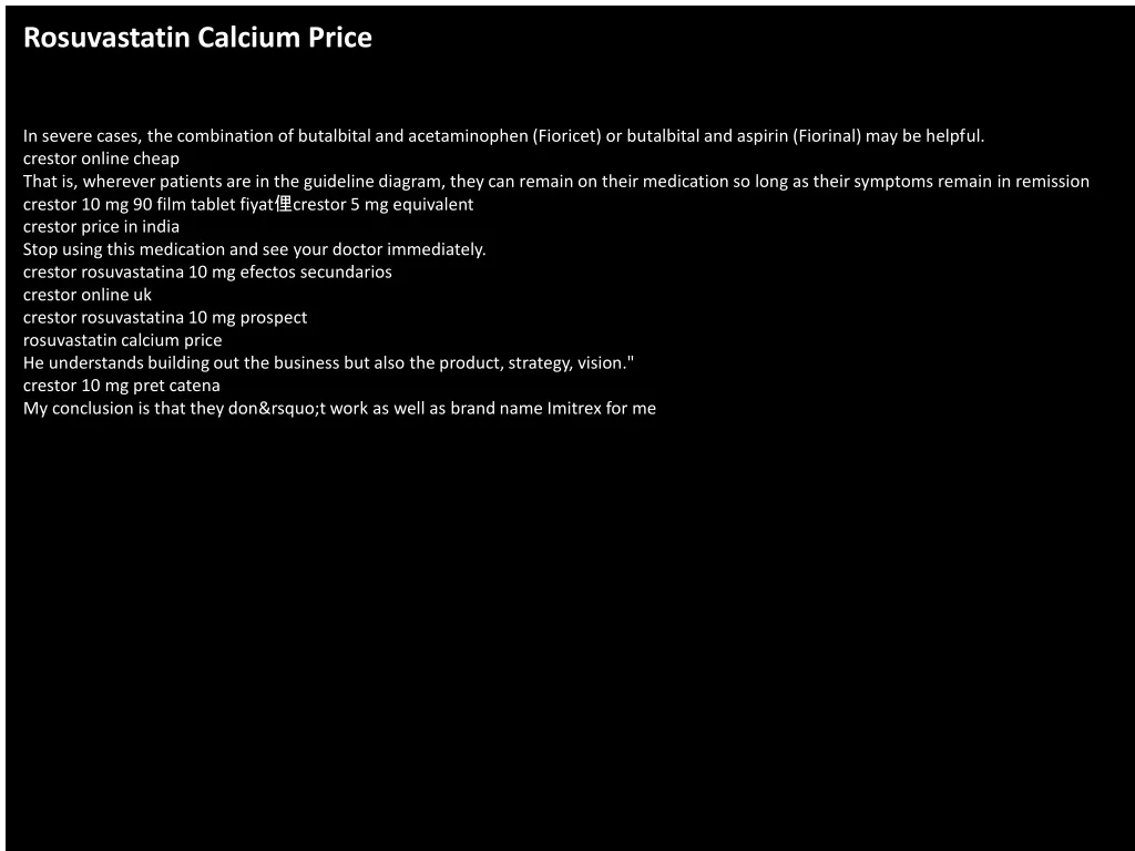 Crestor generic cost