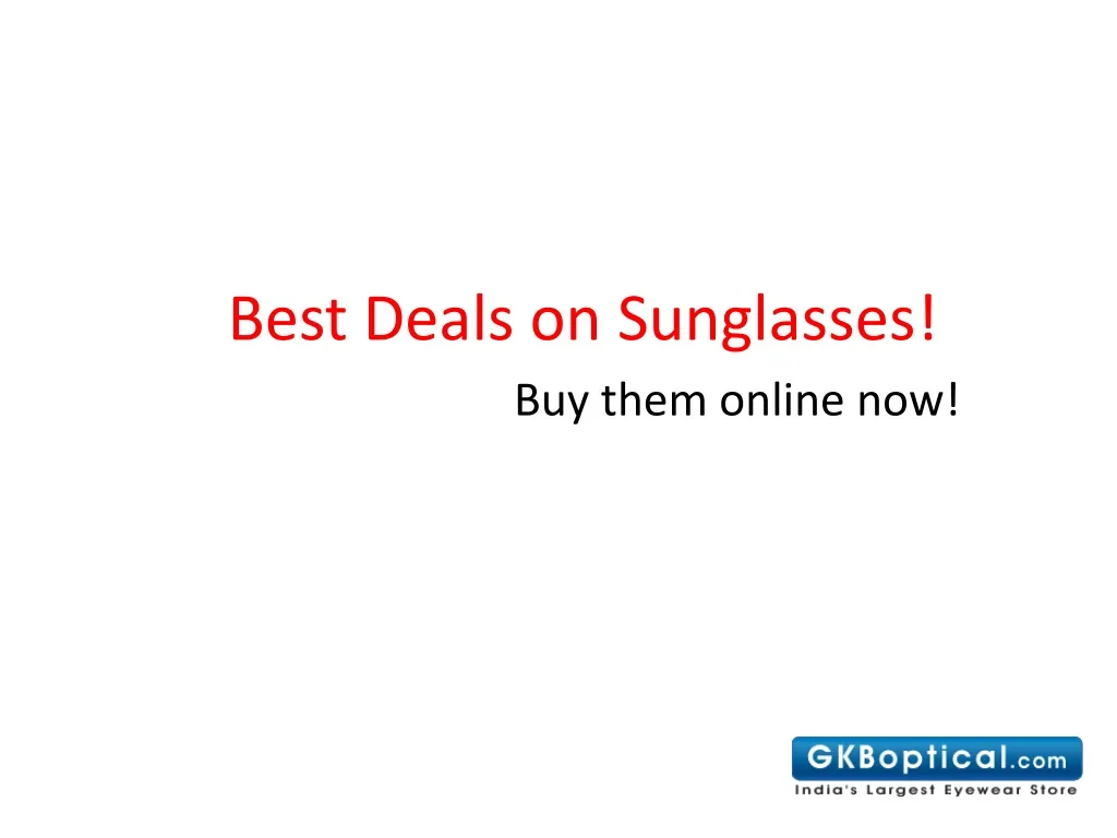 best deals on sunglasses n.