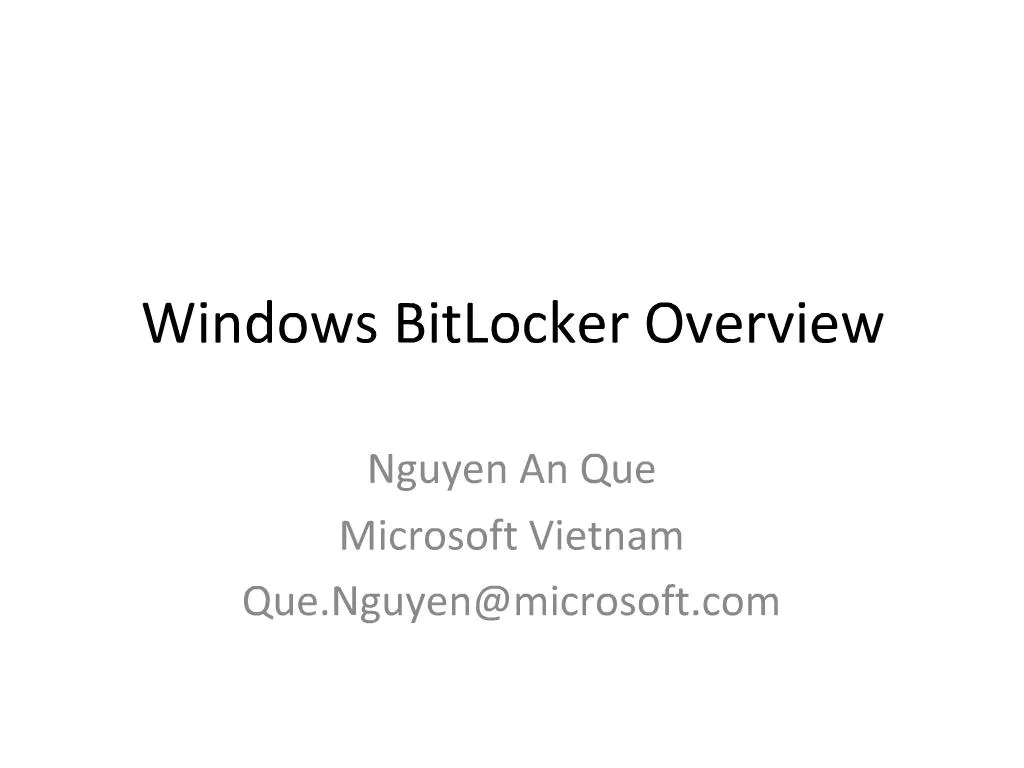 bitlocker download microsoft