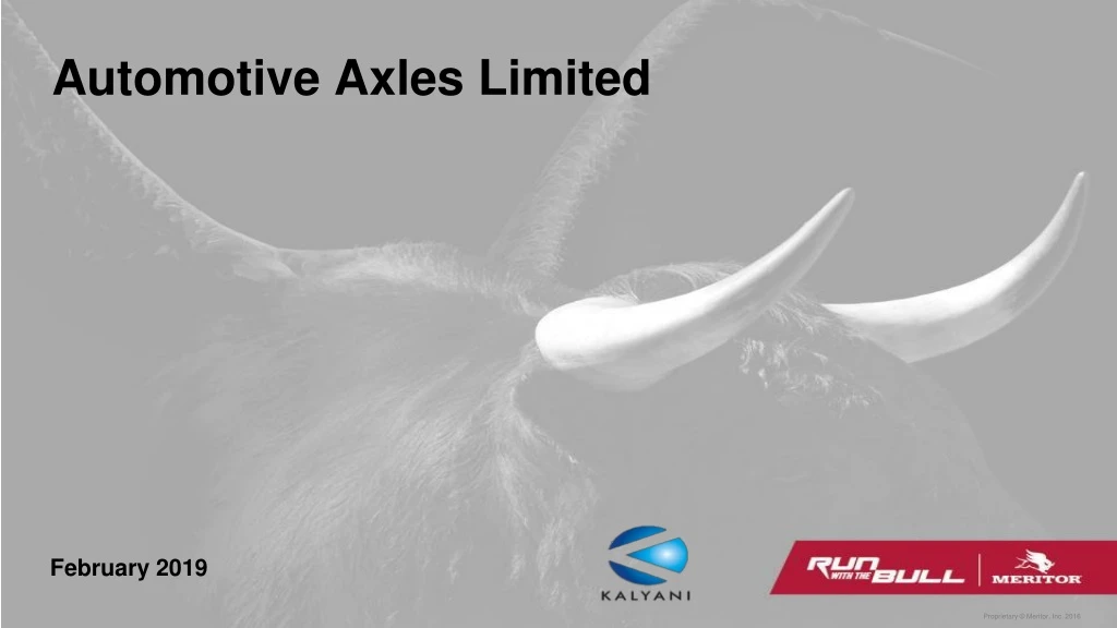 automotive axles limited n.