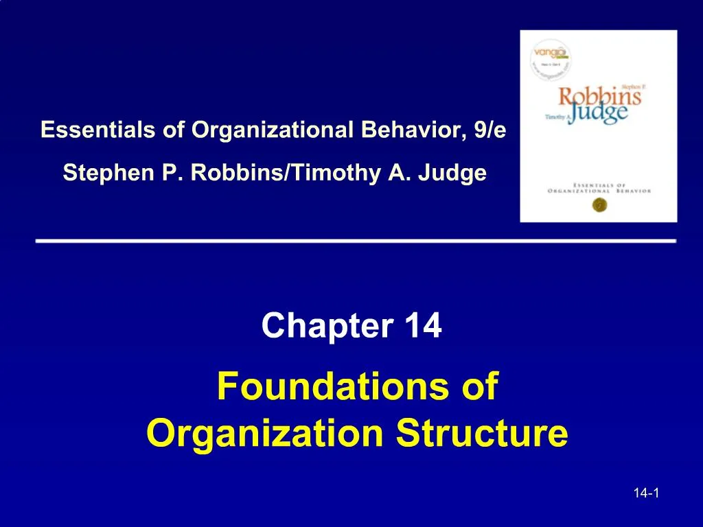PPT Foundations of Organization Structure PowerPoint Presentation