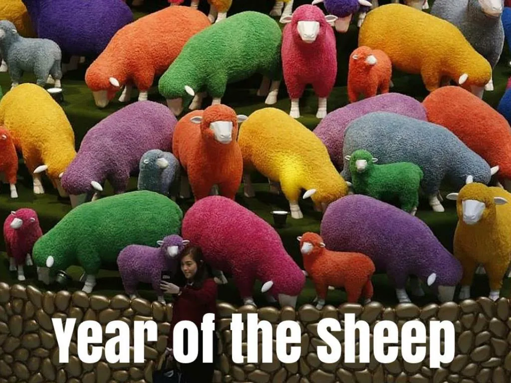 PPT Year of the Sheep PowerPoint Presentation, free download ID7126522