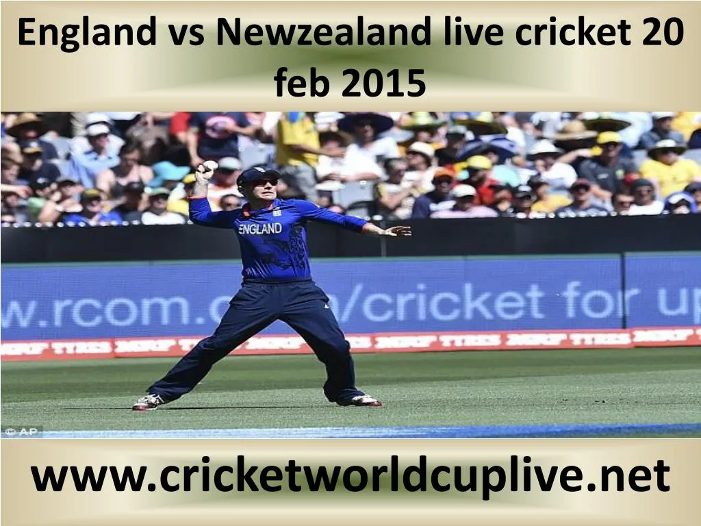 england vs newzealand live cricket 20 feb 2015 n.