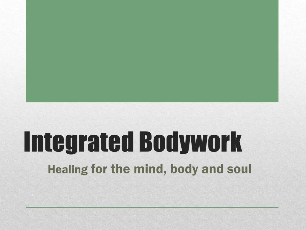 integrated bodywork n.
