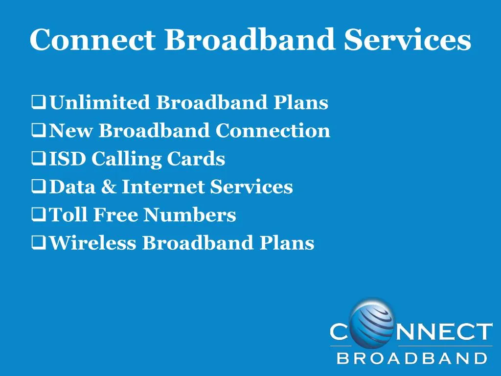 connect broadband services n.
