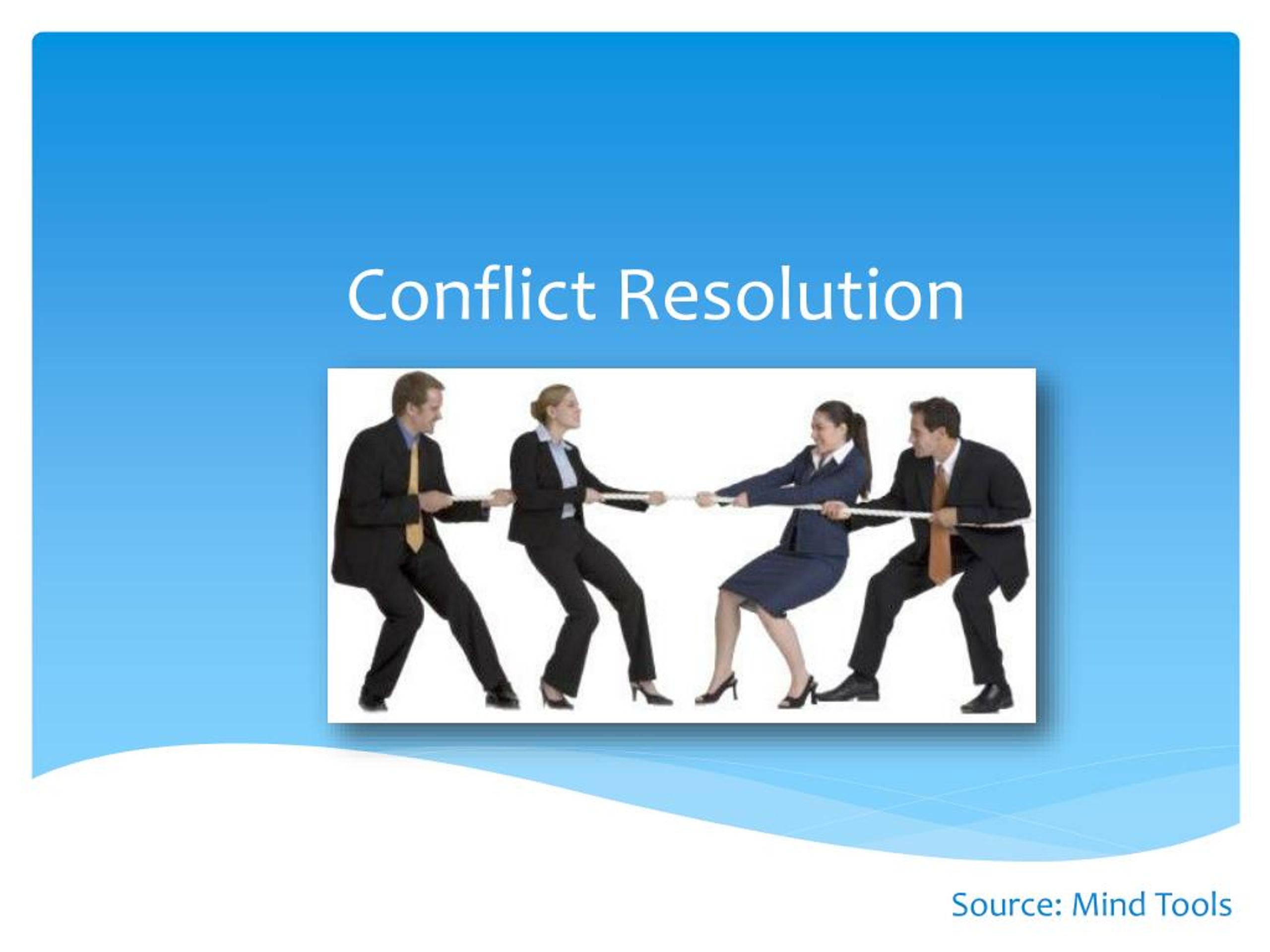 PPT - Conflict Resolution PowerPoint Presentation, free download - ID ...