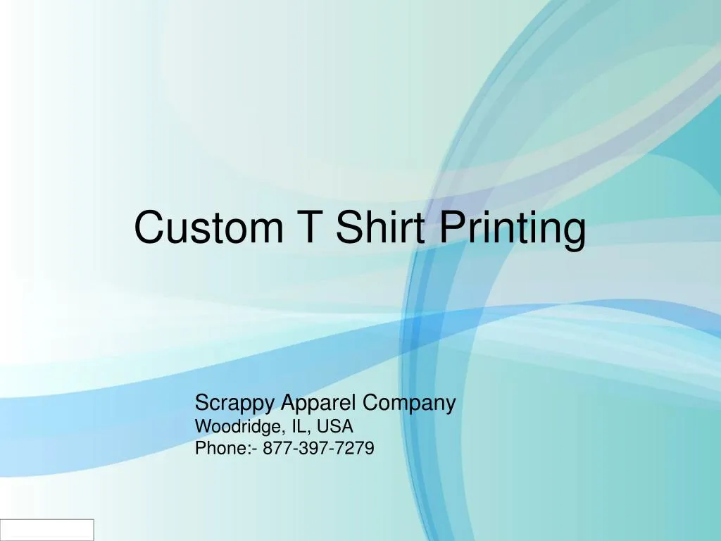 PPT - Custom T shirt Printing Using Any Type Of Techniques PowerPoint ...