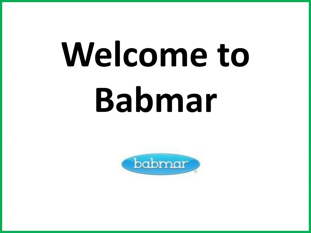 welcome to babmar n.