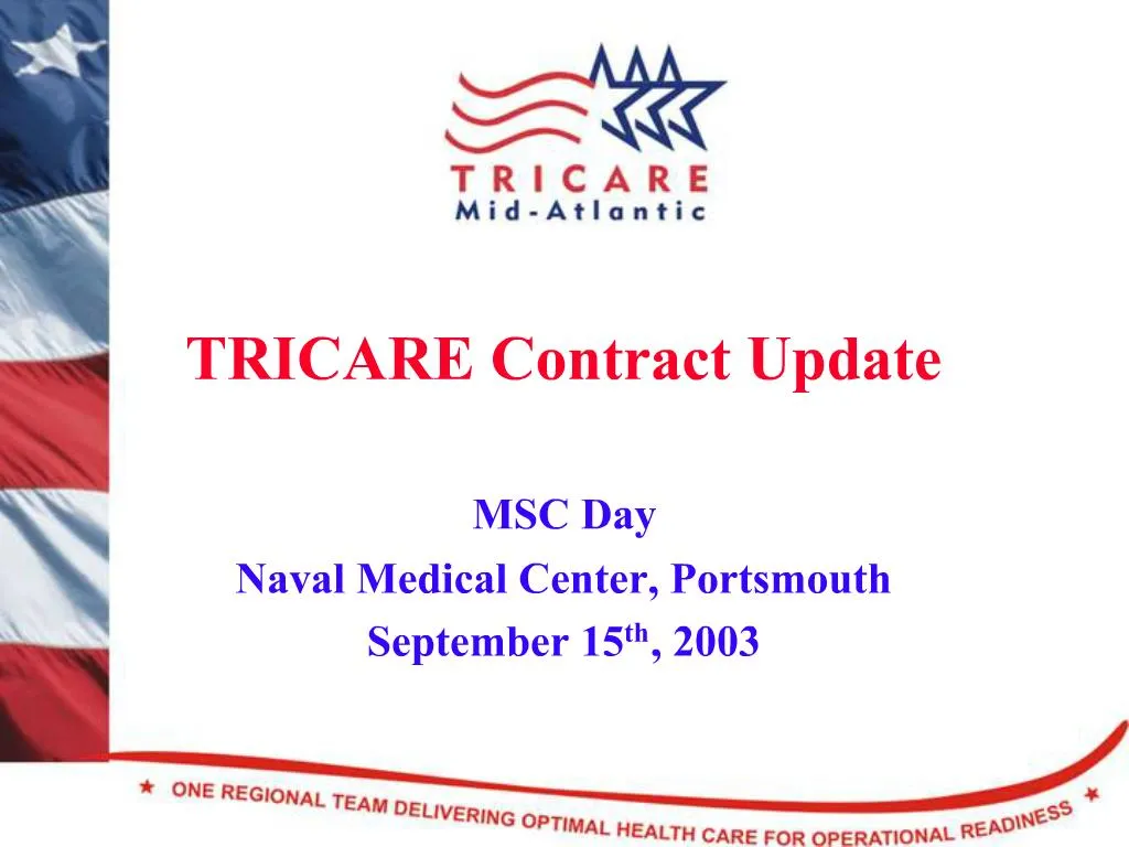 PPT TRICARE Contract Update PowerPoint Presentation, free download