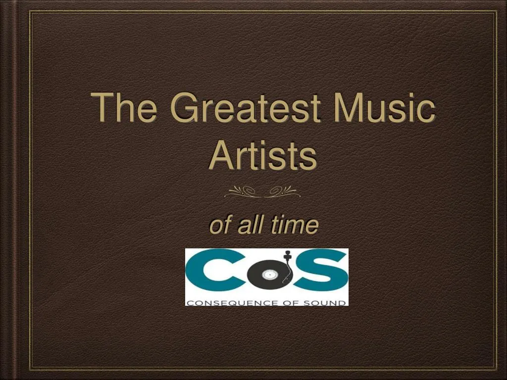 PPT Best Indie Music Artists And Rock Albums PowerPoint Presentation 