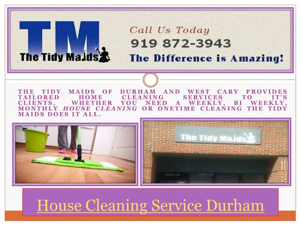 PPT Best House Cleaning Service In Durham PowerPoint Presentation