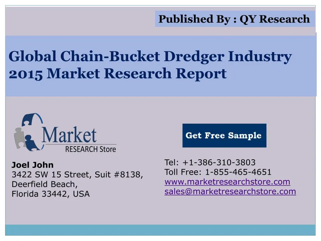 global chain bucket dredger industry 2015 market research report n.