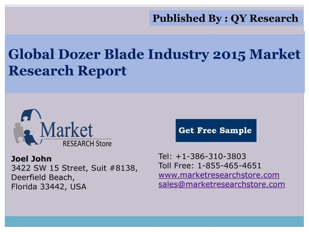 global dozer blade industry 2015 market research report n.