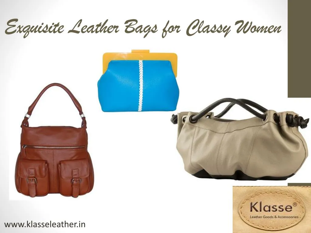 exquisite leather bags for classy women n.