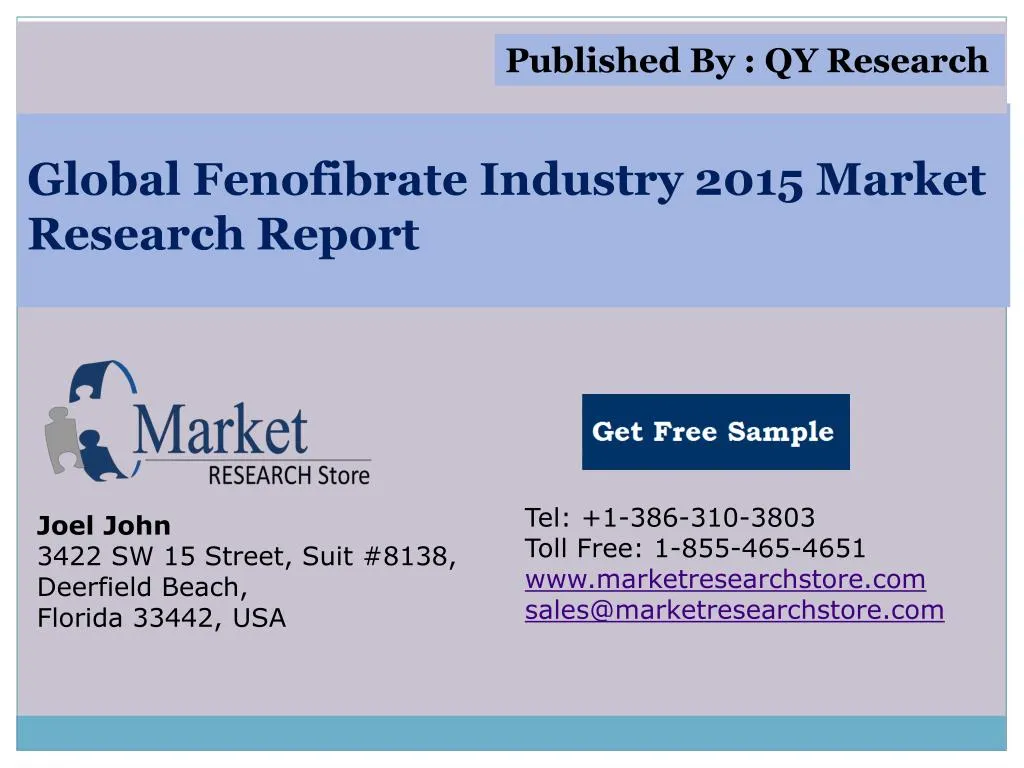 global fenofibrate industry 2015 market research report n.
