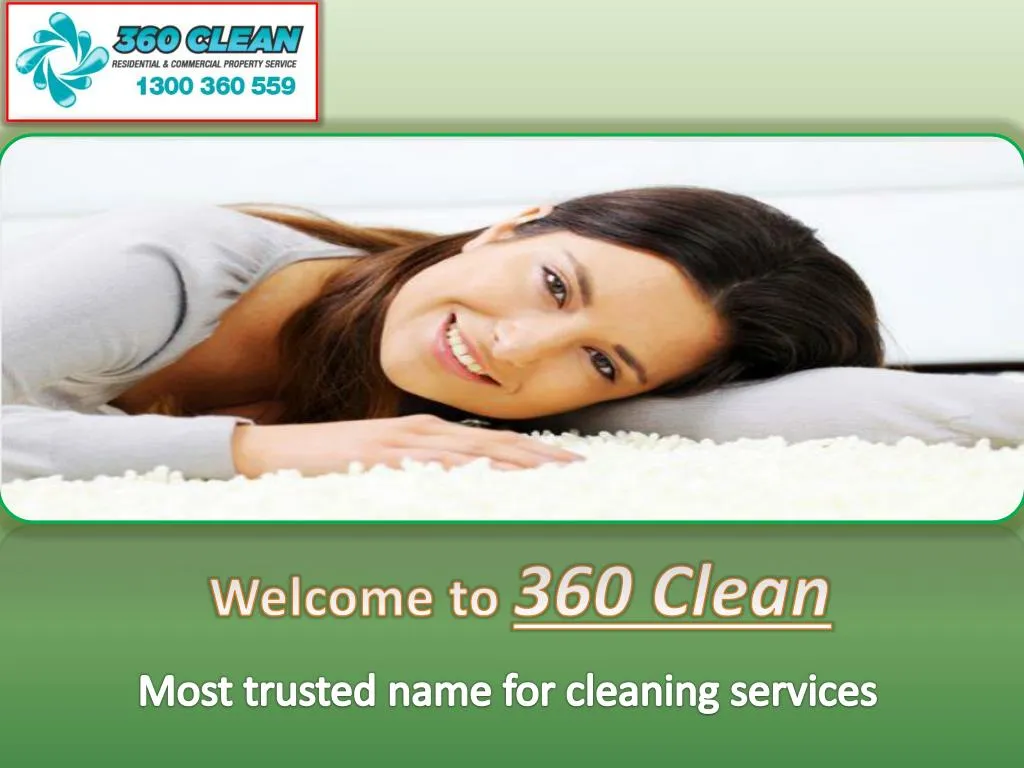 welcome to 360 clean n.