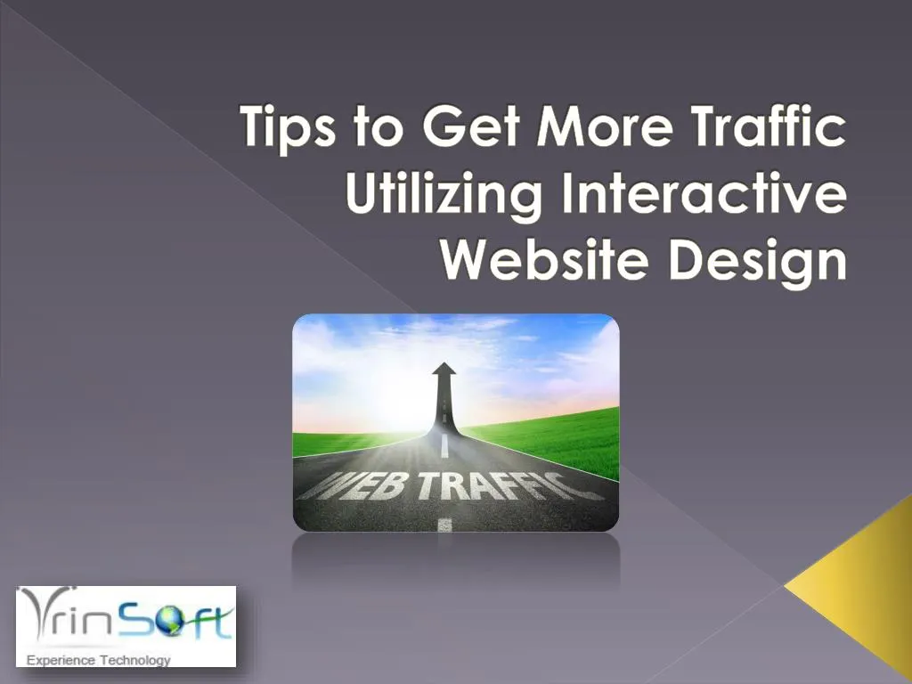 tips to get more traffic utilizing interactive website design n.