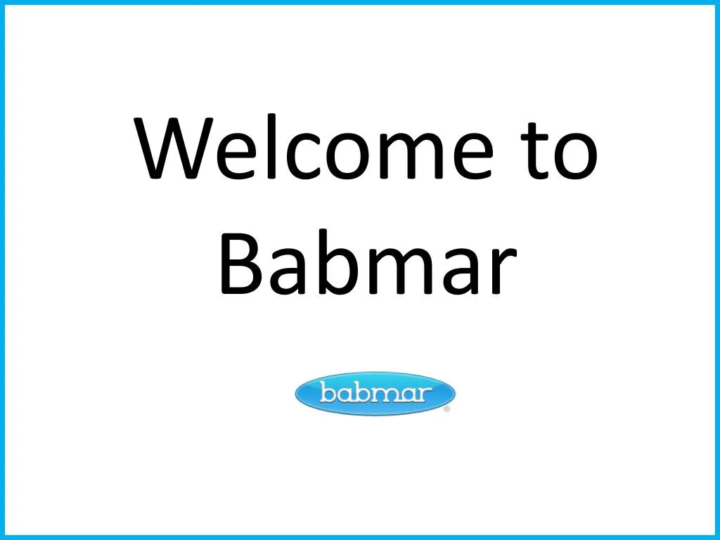 welcome to babmar n.