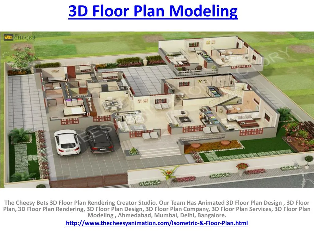 PPT 3D Floor Plan Modeling PowerPoint Presentation, free