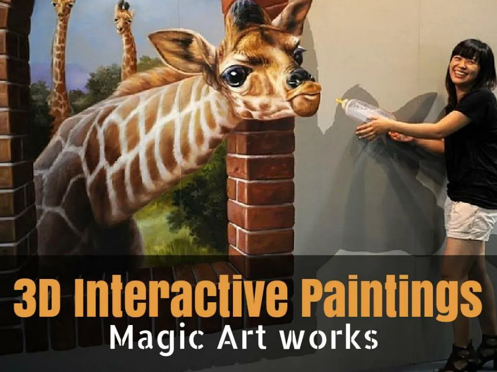 3d interactive paintings magic art works n.