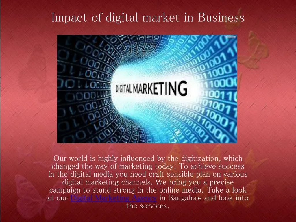 i mpact of digital market in business n.