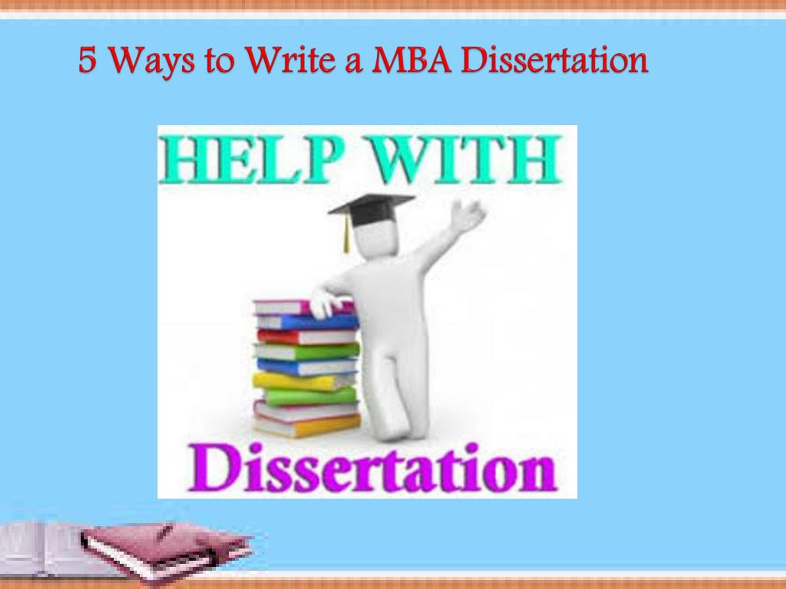 how to write mba dissertation proposal