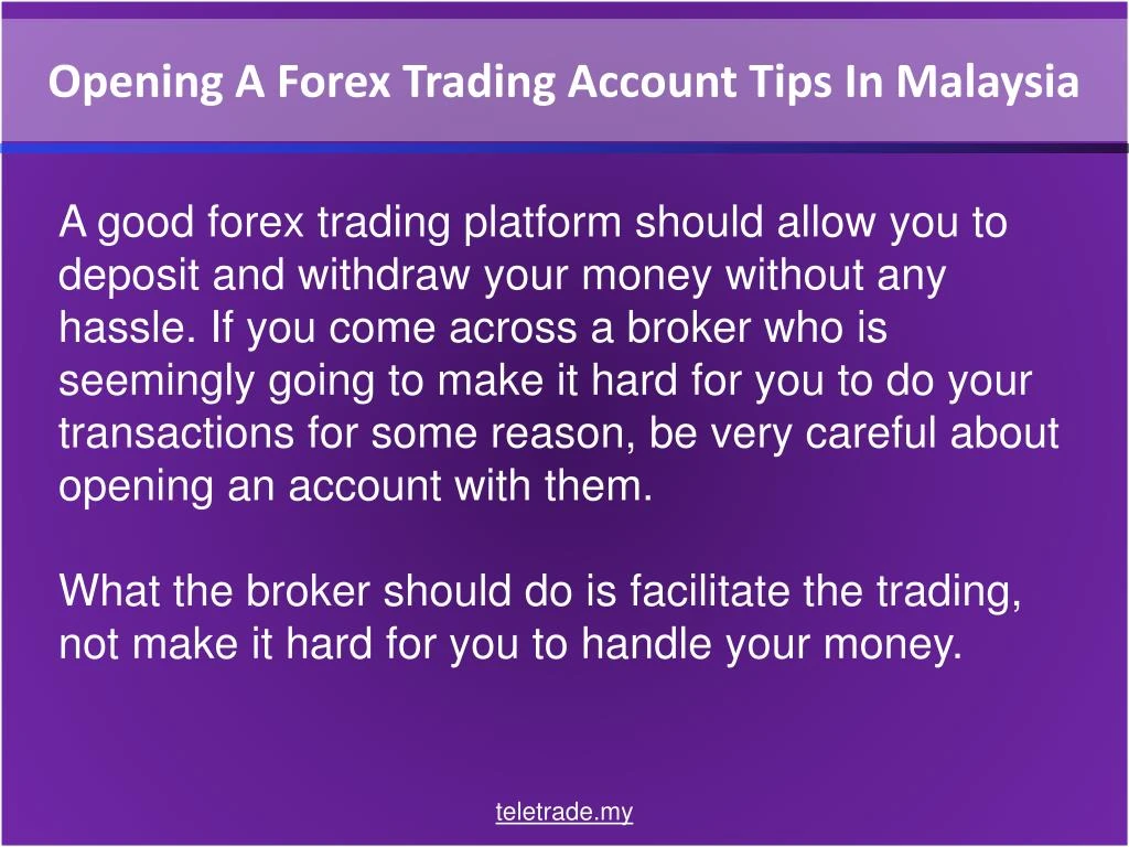 What is forex trading account