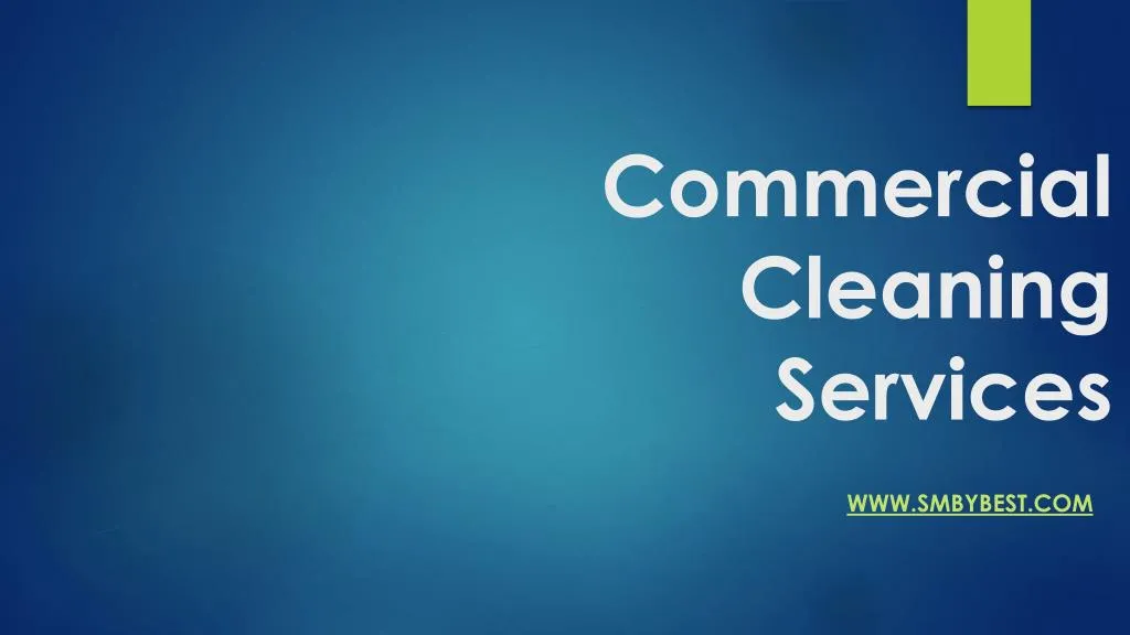 commercial cleaning services n.