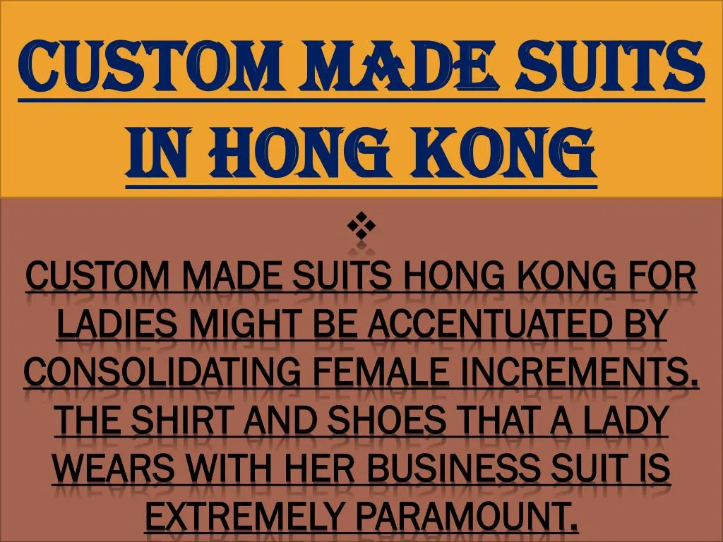 custom made suits in hong kong n.