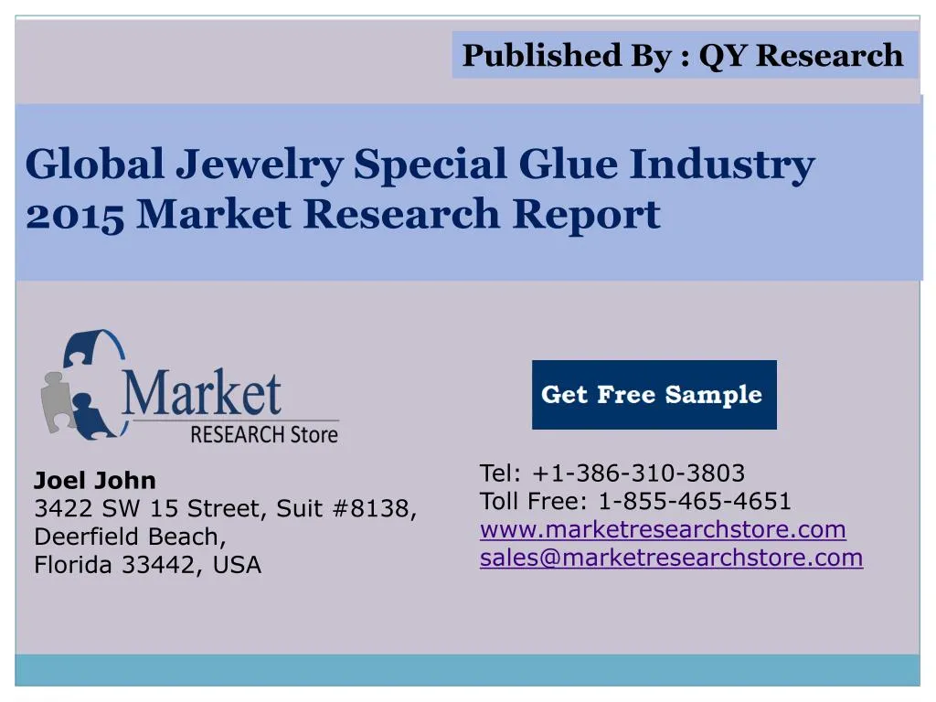 global jewelry special glue industry 2015 market research report n.