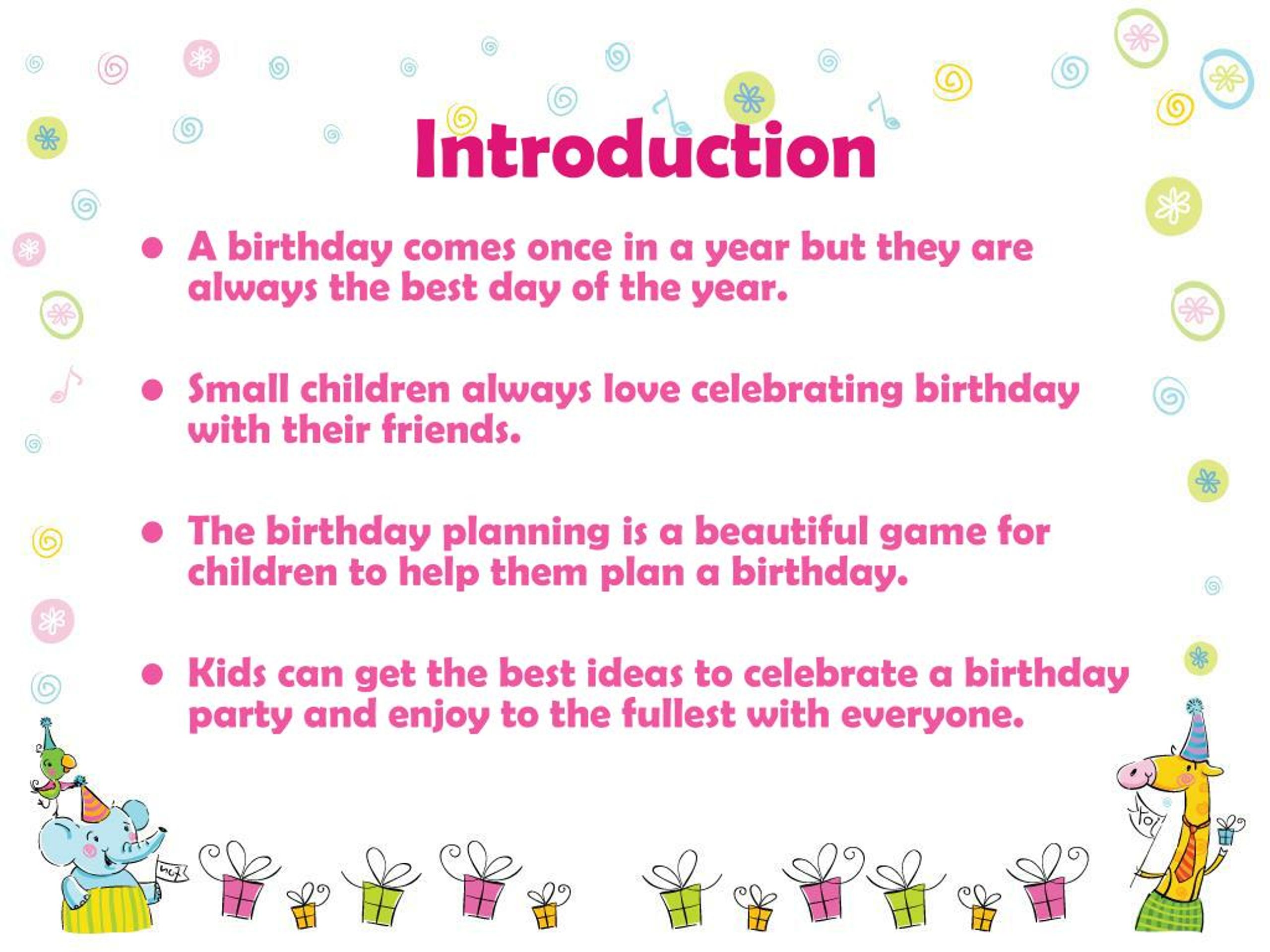 Ppt Birthday Planning Party Ideas Powerpoint Presentation Free