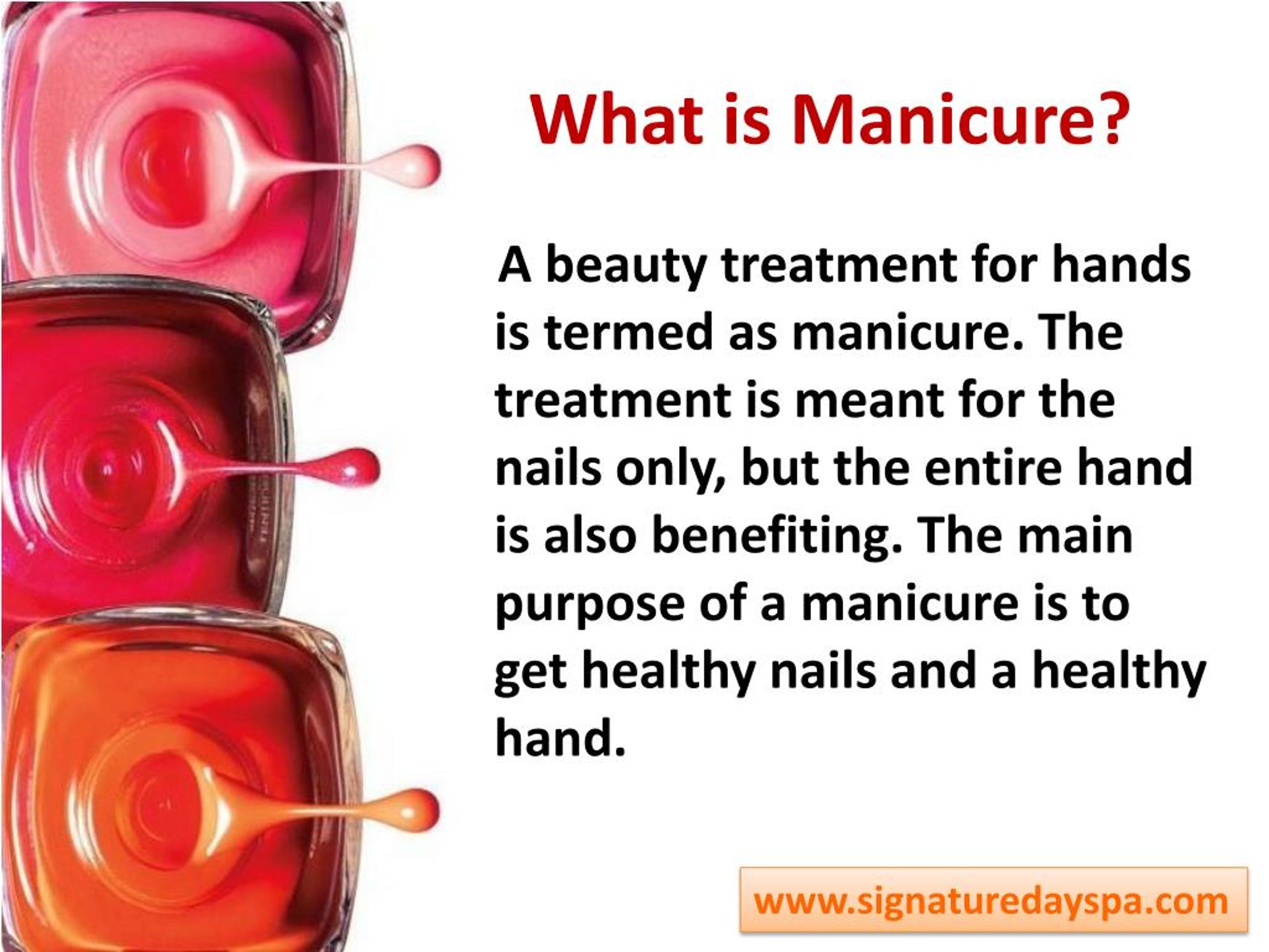 What is the main purpose of pedicure?