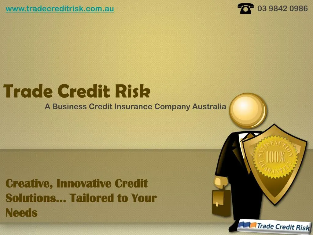 PPT Credit Insurance Australia PowerPoint Presentation