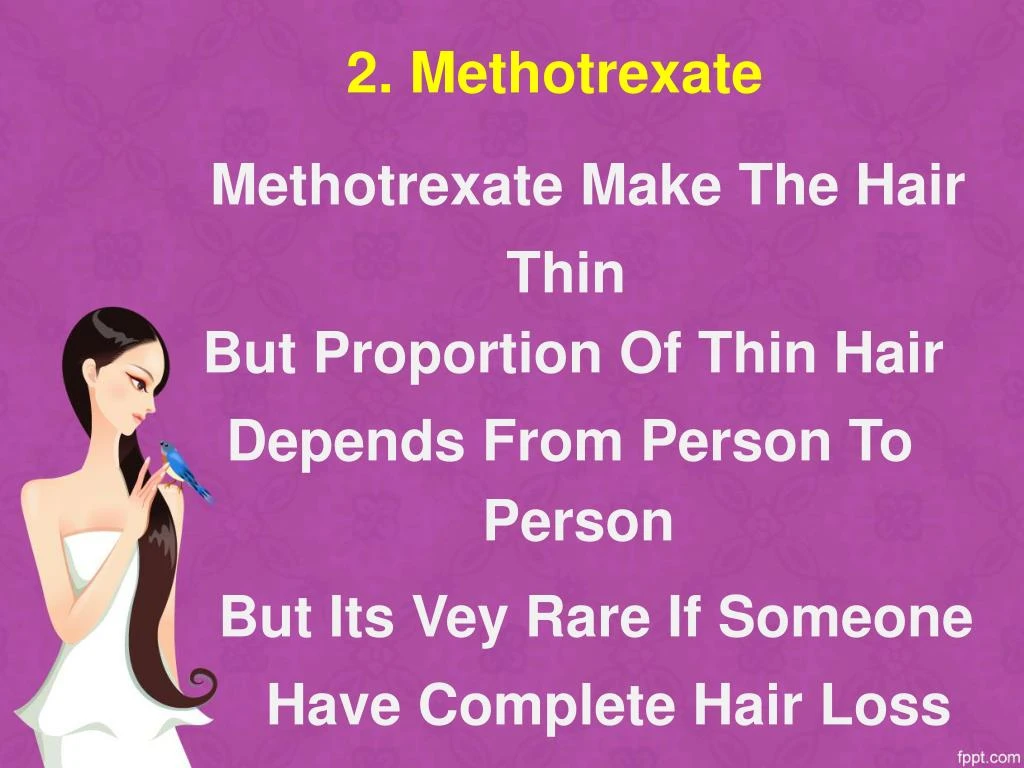 how much hair loss with methotrexate