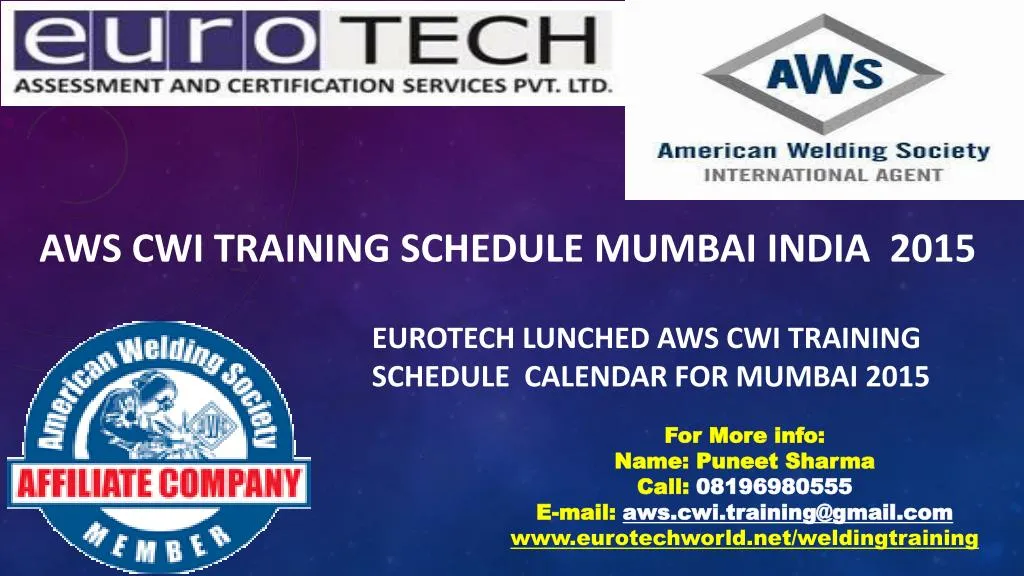aws cwi training schedule mumbai india 2015 n.