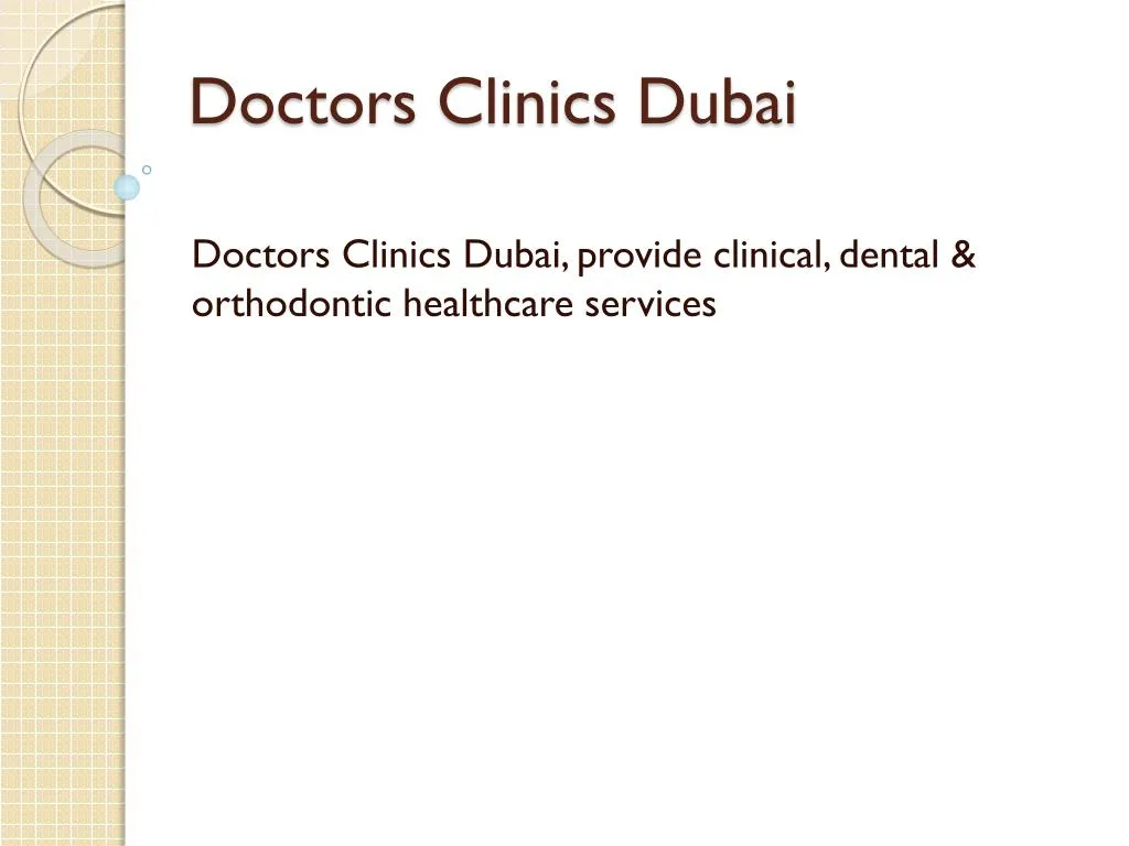 doctors clinics dubai n.
