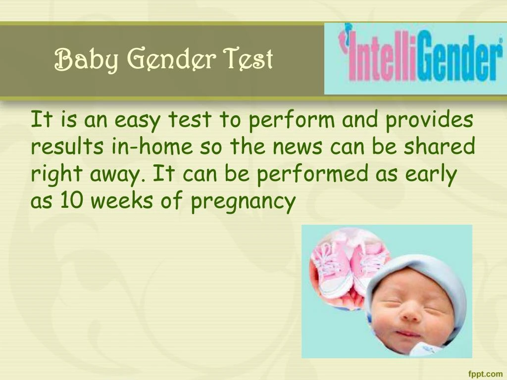 PPT Simple Way To Find The Gender Of The Baby PowerPoint Presentation