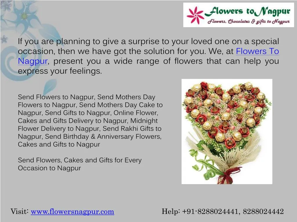 PPT Send Flowers to Nagpur PowerPoint Presentation, free download