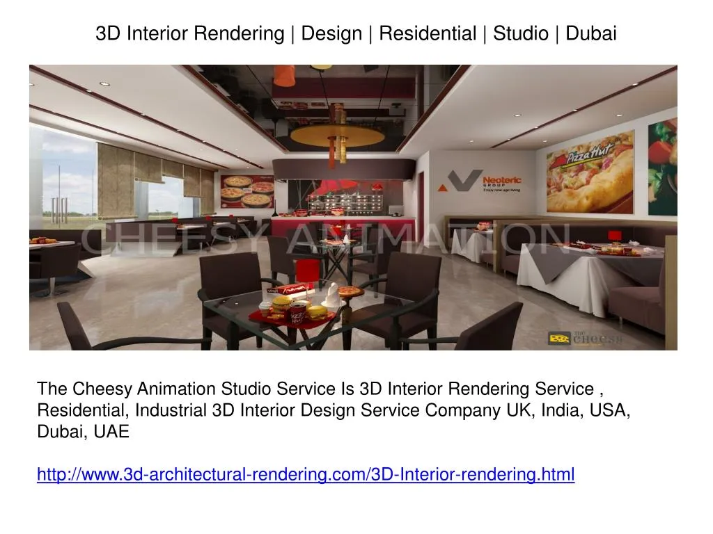 3d interior rendering design residential studio dubai n.