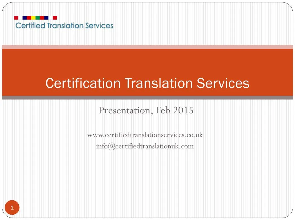 certification translation services n.