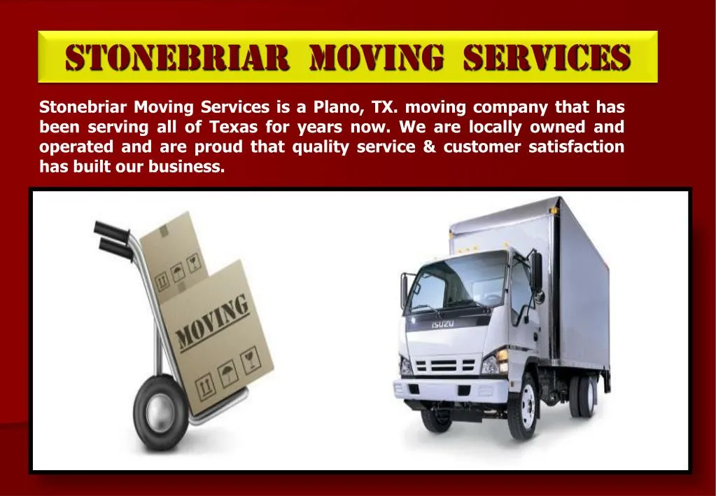 stonebriar moving services n.