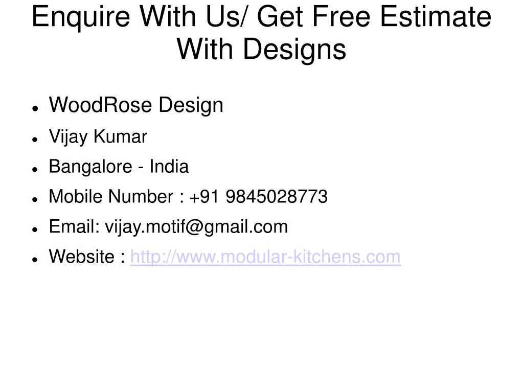 PPT - Modular Kitchen Interiors PowerPoint Presentation - ID:7149447