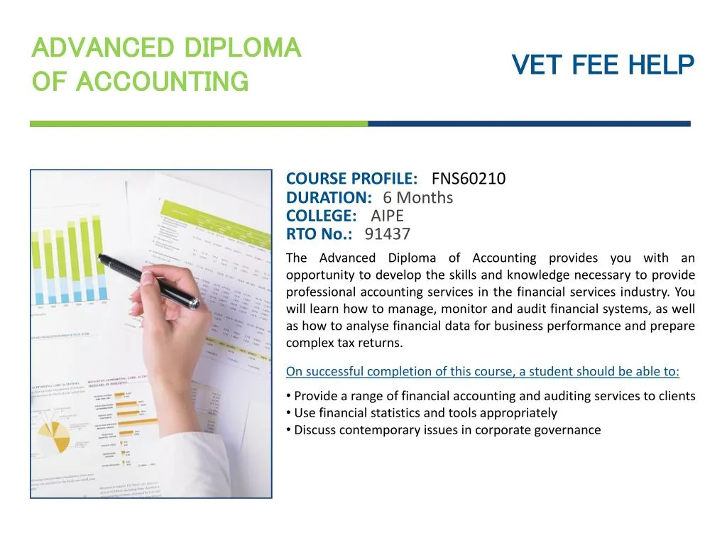 PPT Advanced Diploma of Accounting Course Online PowerPoint