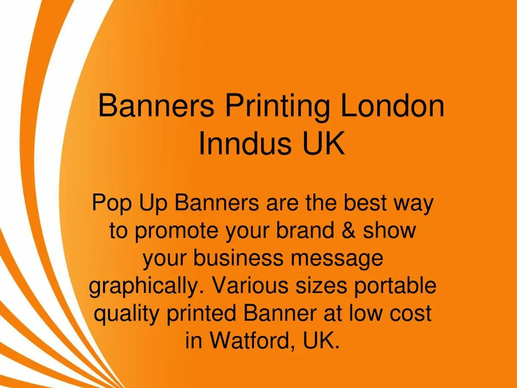 banners printing london inndus uk n.