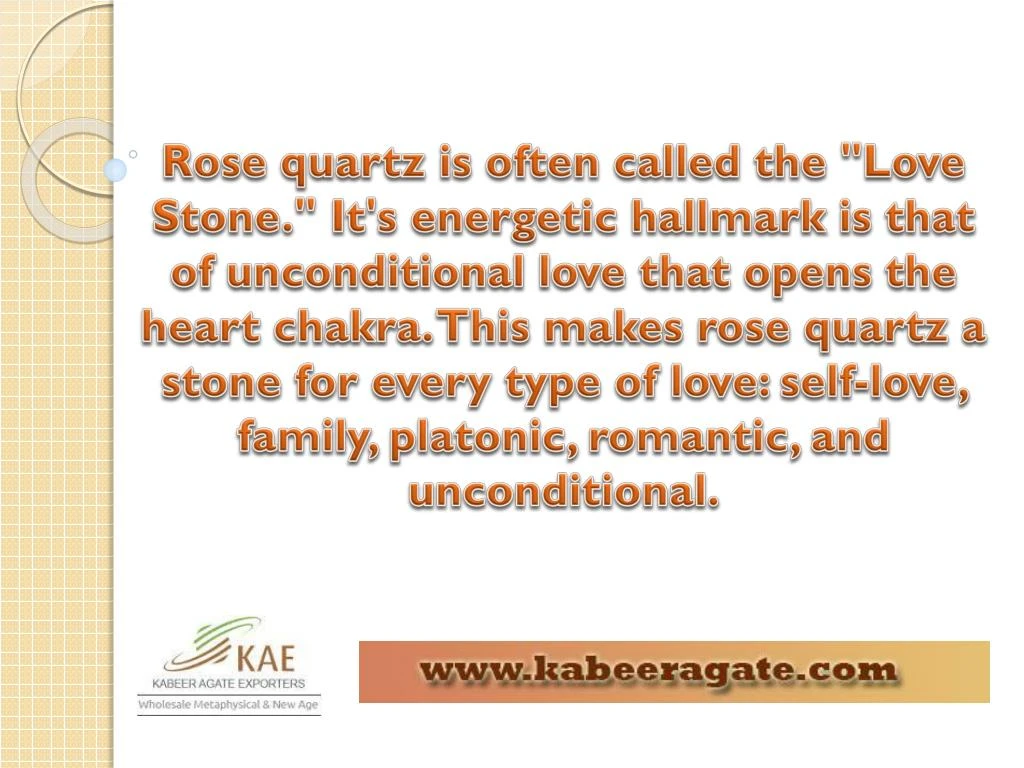physical healing properties of rose quartz