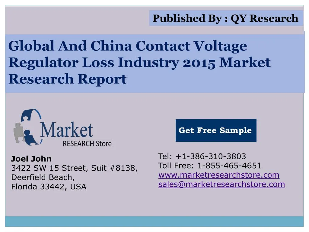 global and china contact voltage regulator loss industry 2015 market research report n.
