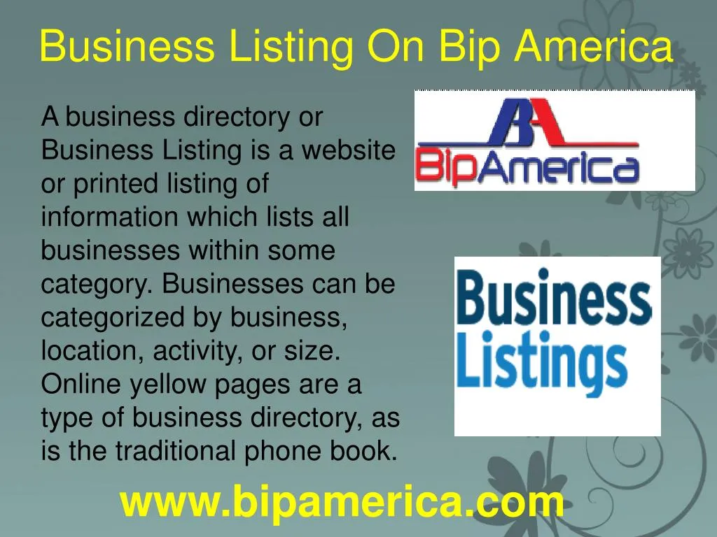 business listing on bip america n.