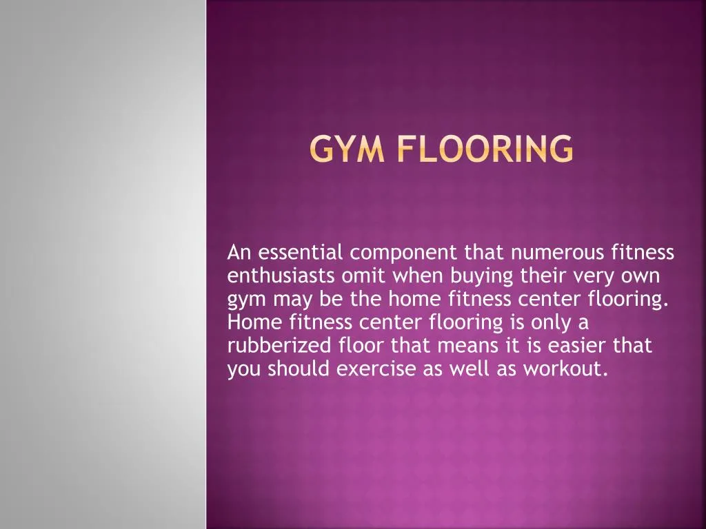 gym flooring n.