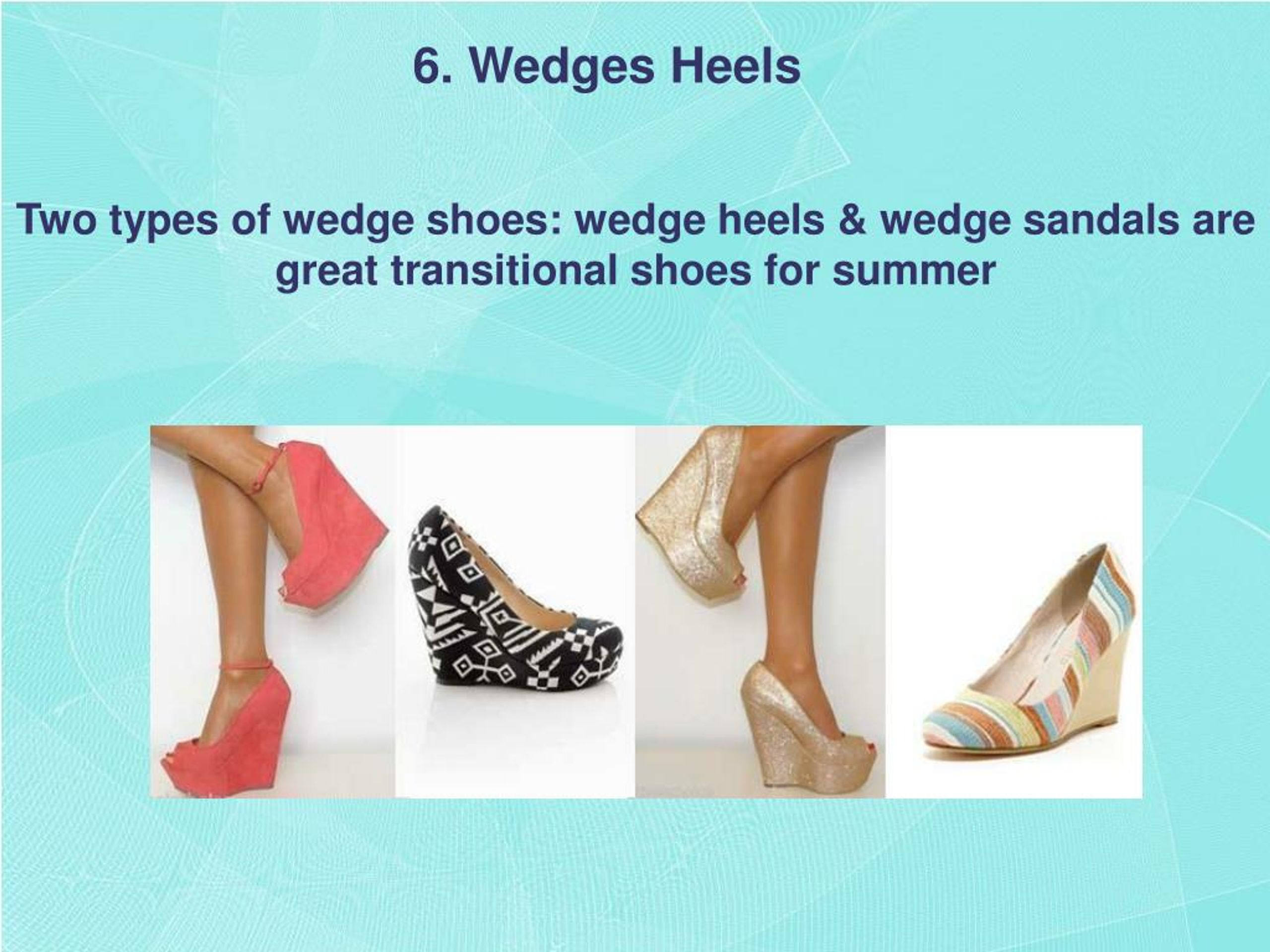 How To Wear Wedge Shoes - Advice From The Lightning Experts - Woman's era